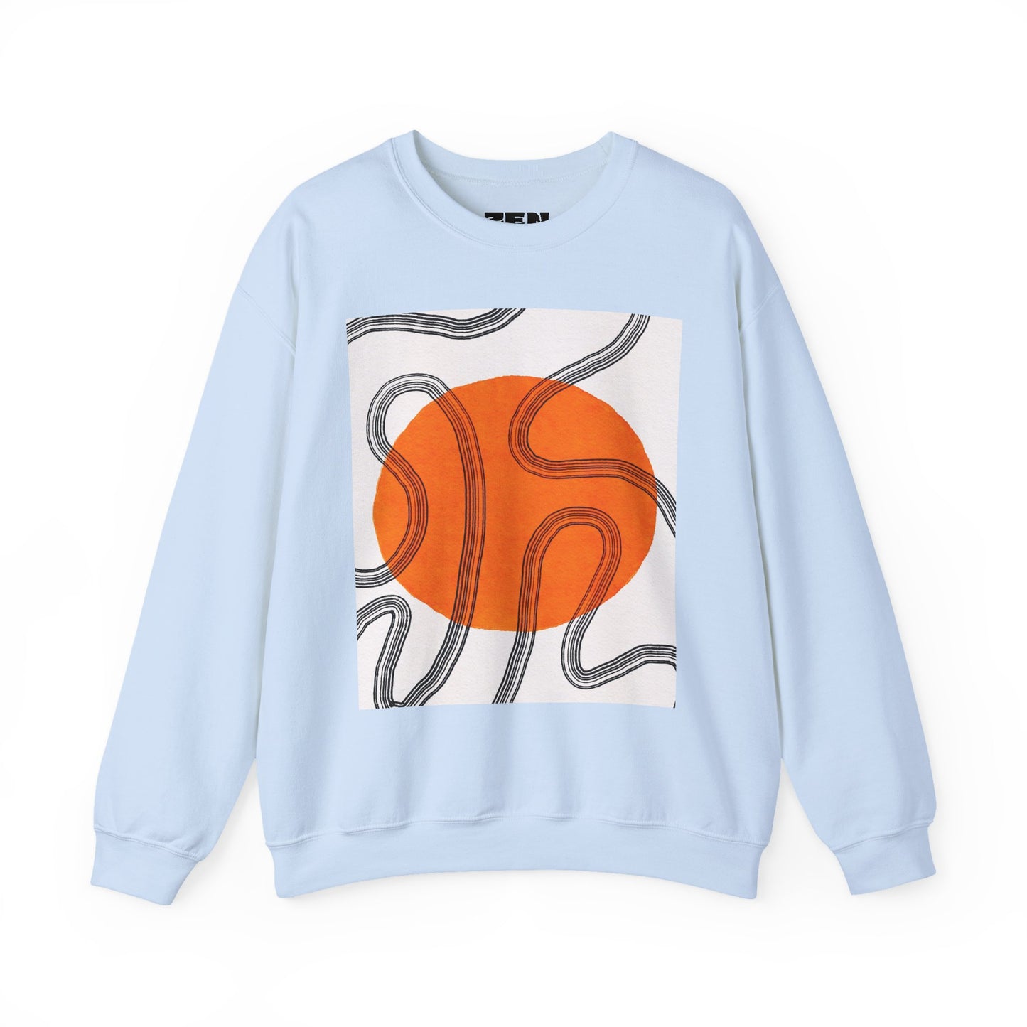Retro Abstract Art Crewneck Sweatshirt, Cozy Graphic Pullover, Unisex Casualwear, Perfect Gift for Art Lovers, Fall Fashion Essential, Gift for Him, Gift for Her