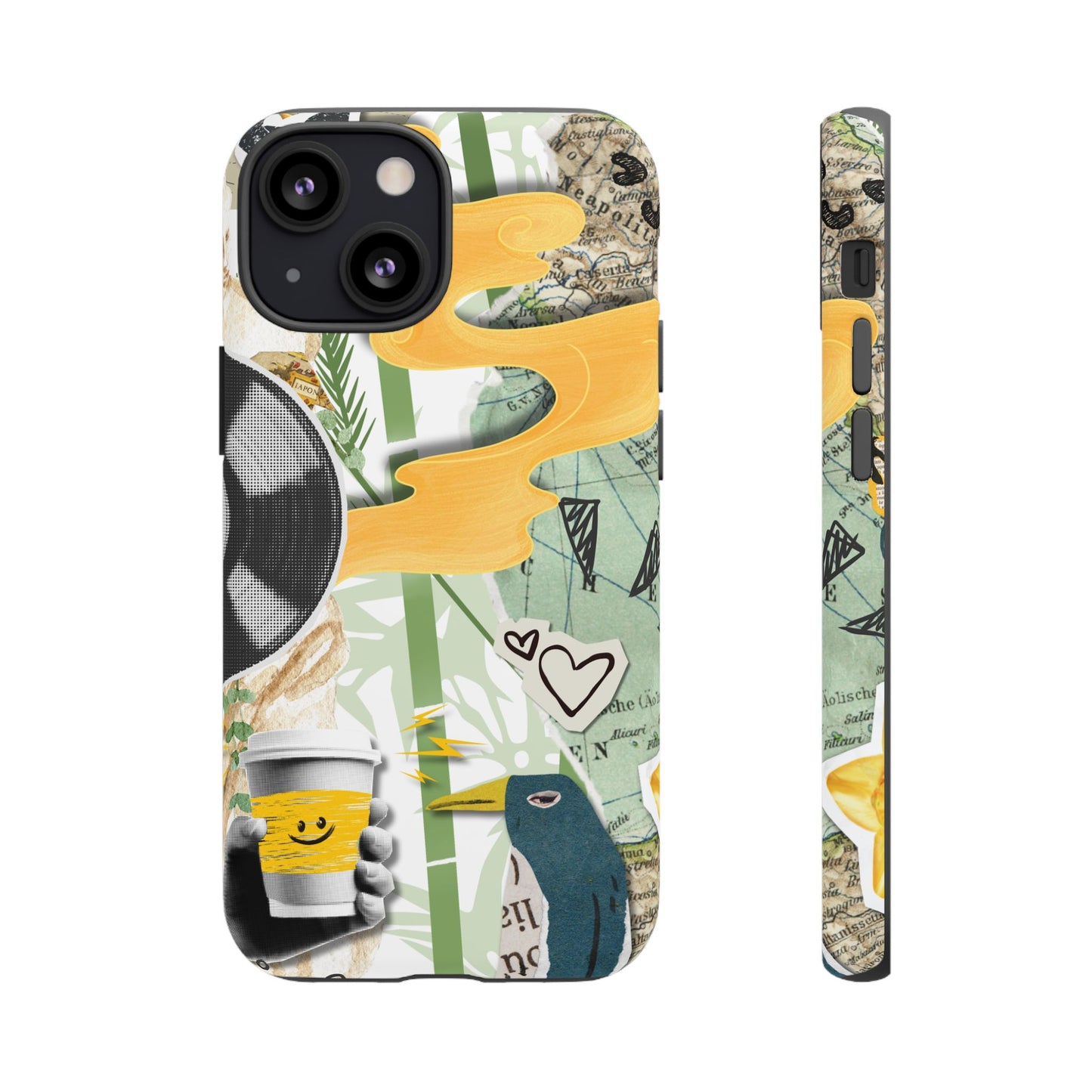 Artistic Phone Case, Unique Cell Phone Cover, Trendy Gifts for Music Lovers, Eco-Friendly Phone Accessory, Stylish Tech Gifts, Cool Cases, Unique Phone Cases