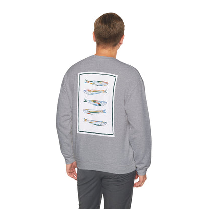 Funky Fish Crewneck Sweatshirt - Zen Frog Cozy & Calm Vibes for All, Perfect Gift for Nature Lovers, Relaxation, and Casual Wear