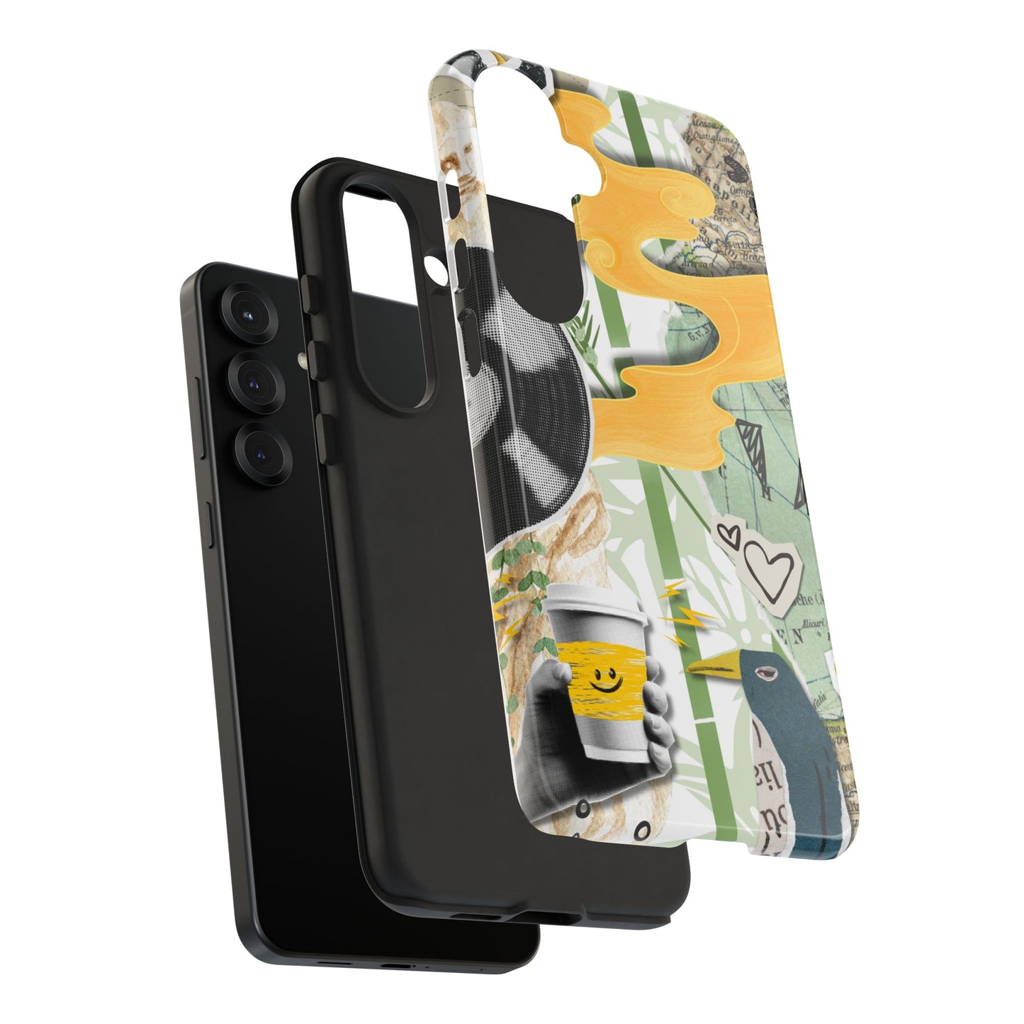 Artistic Phone Case, Unique Cell Phone Cover, Trendy Gifts for Music Lovers, Eco-Friendly Phone Accessory, Stylish Tech Gifts, Cool Cases, Unique Phone Cases
