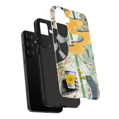Artistic Phone Case, Unique Cell Phone Cover, Trendy Gifts for Music Lovers, Eco-Friendly Phone Accessory, Stylish Tech Gifts, Cool Cases, Unique Phone Cases