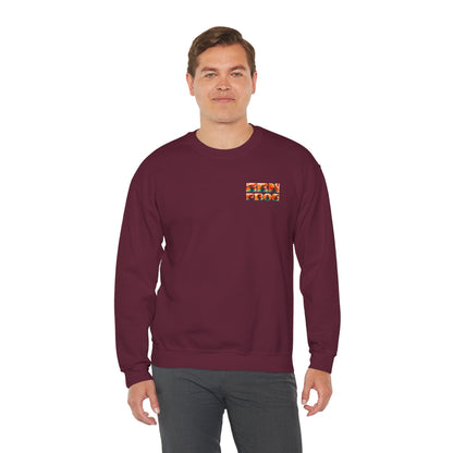 Funky Snake Unisex Crewneck Sweatshirt, Cozy Apparel, Unique Gift, Snake Art, Relaxed Style, Perfect for Casual Outings