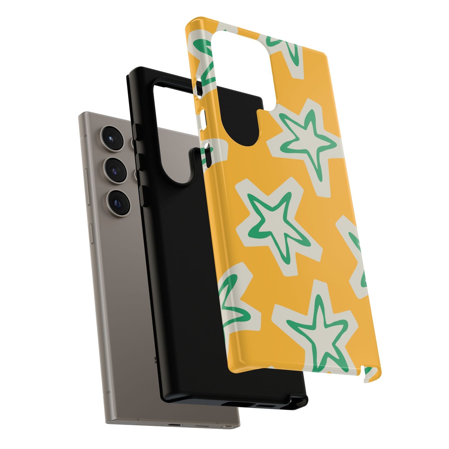 Retro Star Pattern Phone Case | Tough Cases, Colorful Cover for Phones, Phone Accessories, Gift for Her, Trendy Cases