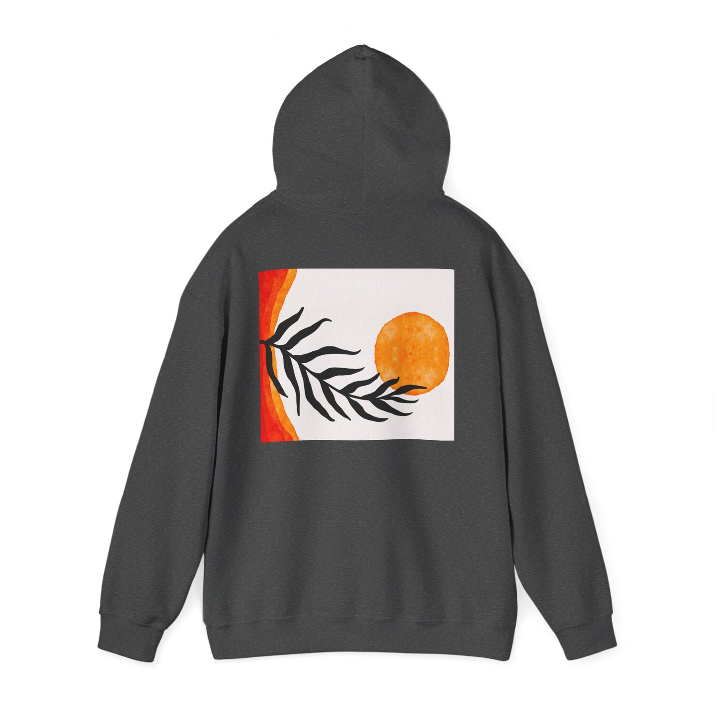 Lotus and Sunset Unisex Hoodie - Cozy Gift for Mindfulness, Meditation, or Nature Lovers, Perfect for Fall and Winter