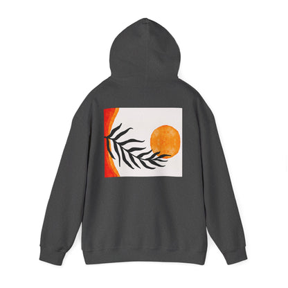 Lotus and Sunset Unisex Hoodie - Cozy Gift for Mindfulness, Meditation, or Nature Lovers, Perfect for Fall and Winter