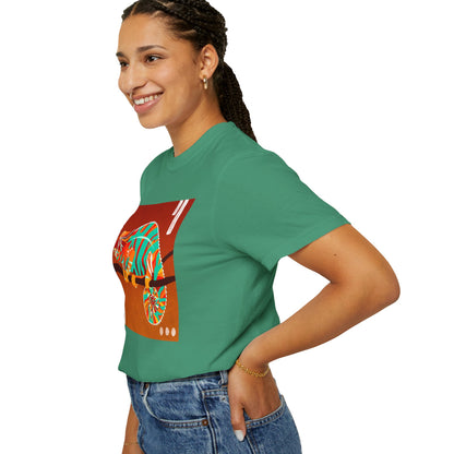 Vibrant Chameleon T-Shirt | Eco-friendly Fashion Tee, Unisex Graphic Tee, Animal Lover Shirt, Gift for Nature Enthusiasts