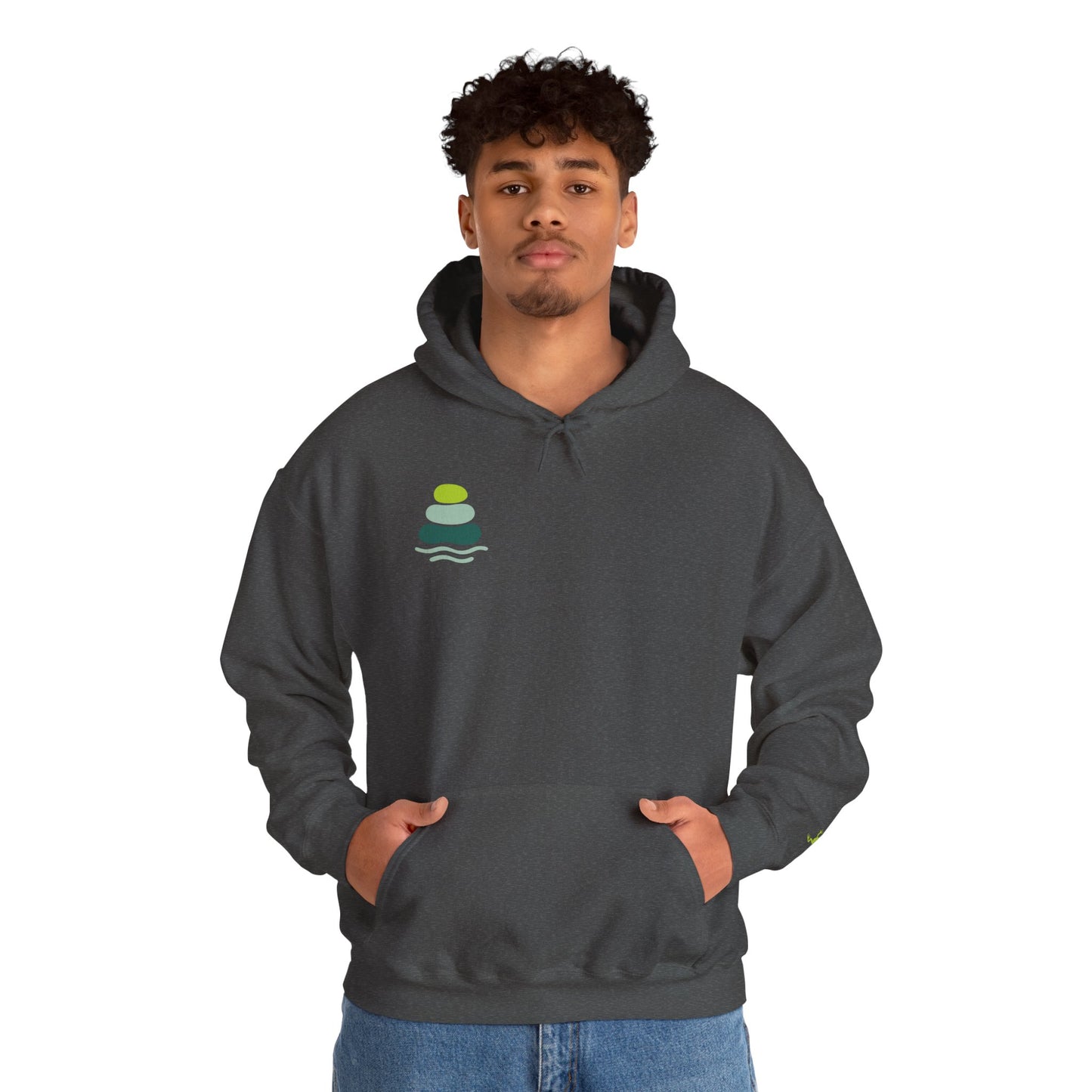 Nature-Inspired Unisex Hooded Sweatshirt, Comfortable Pullover, Casual Clothing, Eco-Friendly Gift, Chill Vibe Hoodie, Relaxing Outfit