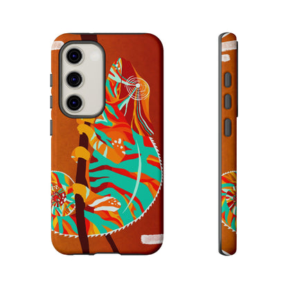 Chameleon Phone Case - Vibrant Artistic Design, Tough Cases for Animal Lovers, Unique Gift, Eco-Friendly Protection