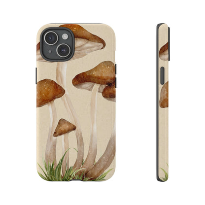 Mushroom Phone Case - Nature Lover, Eco-Friendly Gift, Cute Cell Phone Cover, Aesthetic Tech Accessory, Unique Fall Decor, Artsy Phone Cases, Cute, Gift for Her, Nature-inspired Designs, Durable Cases