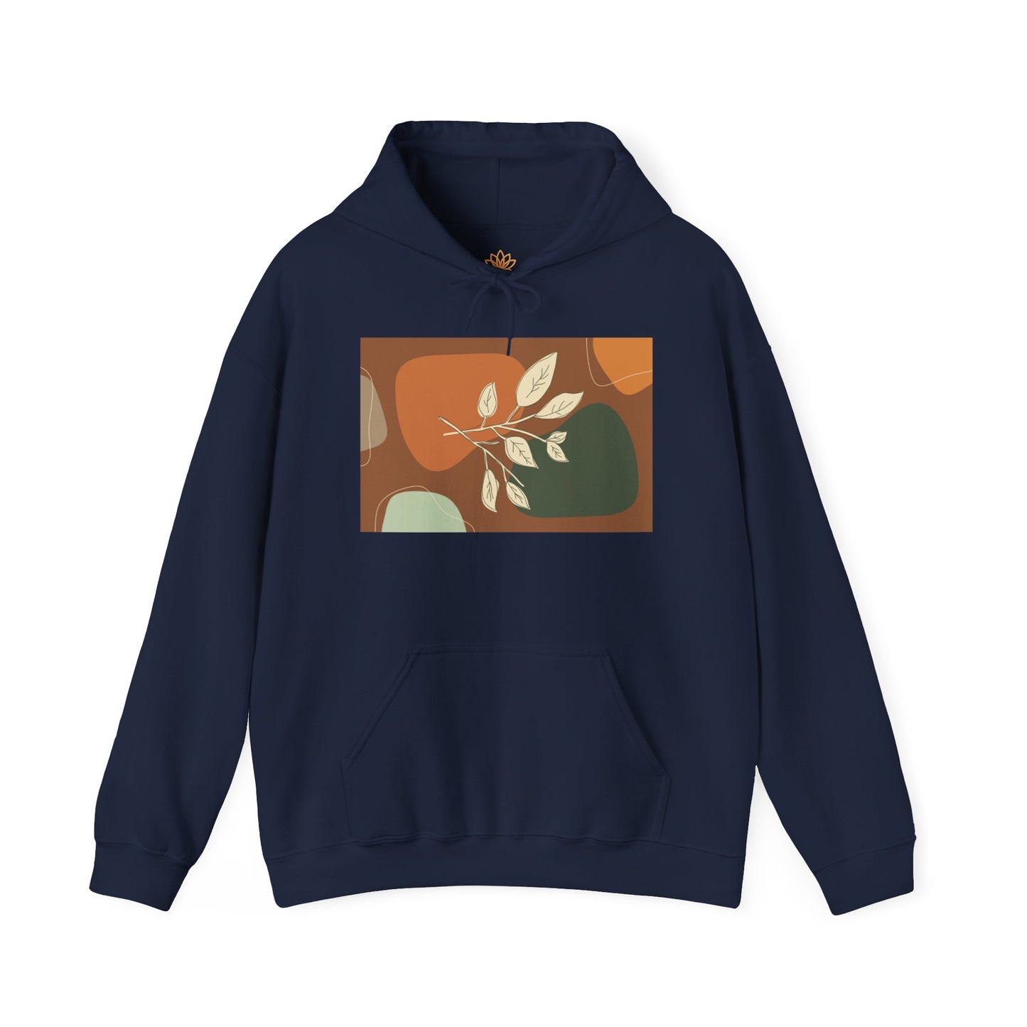 Botanical Design Unisex Hoodie, Cozy Sweatshirt for Nature Lovers, Gift for Friends, Autumn Fashion, Comfortable Casual Wear