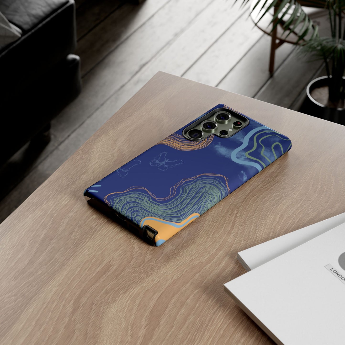 Artistic Phone Case, Abstract Phone Cover, Gift for Her, Modern Design, Boho Phone Case, Unique Phone Accessories