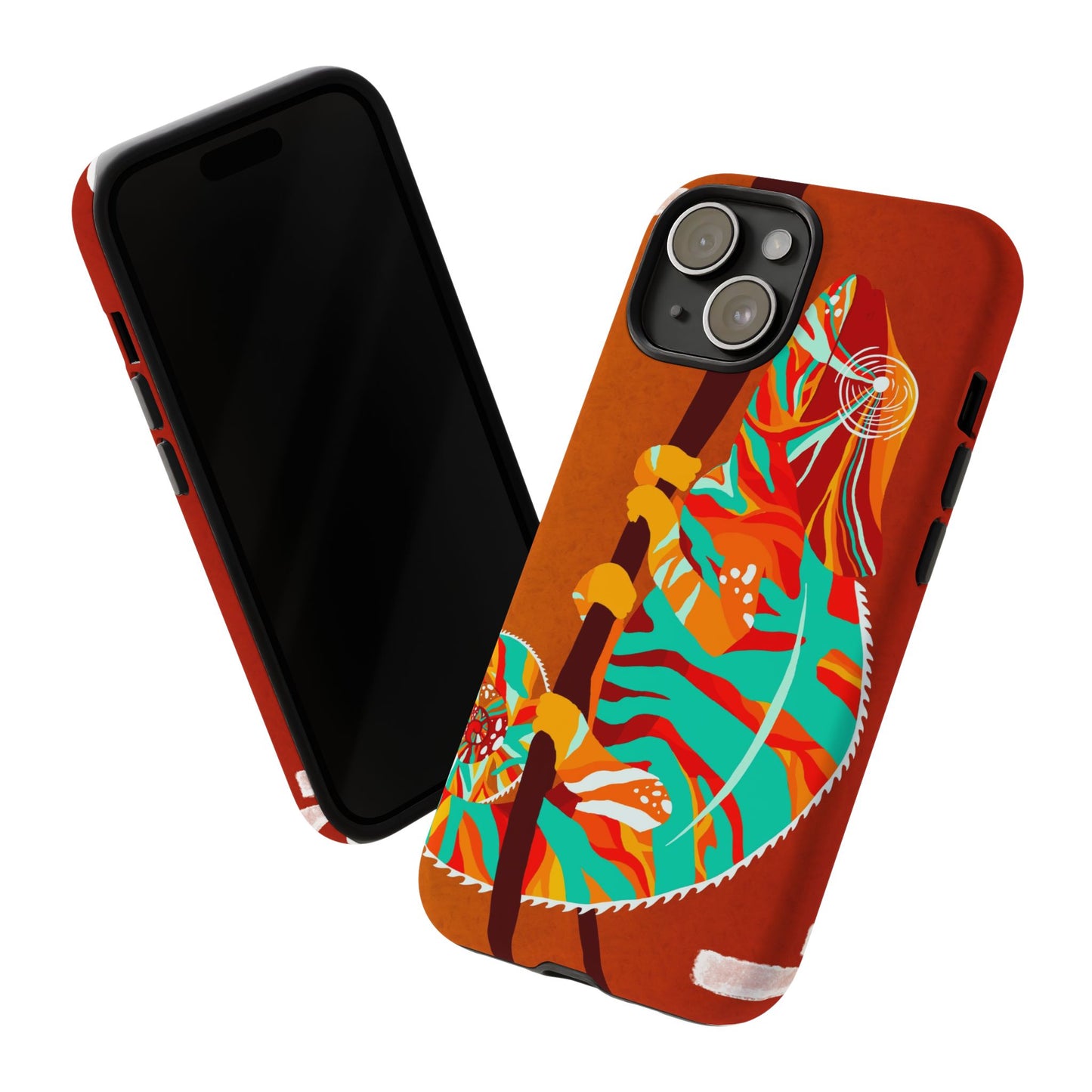 Chameleon Phone Case - Vibrant Artistic Design, Tough Cases for Animal Lovers, Unique Gift, Eco-Friendly Protection