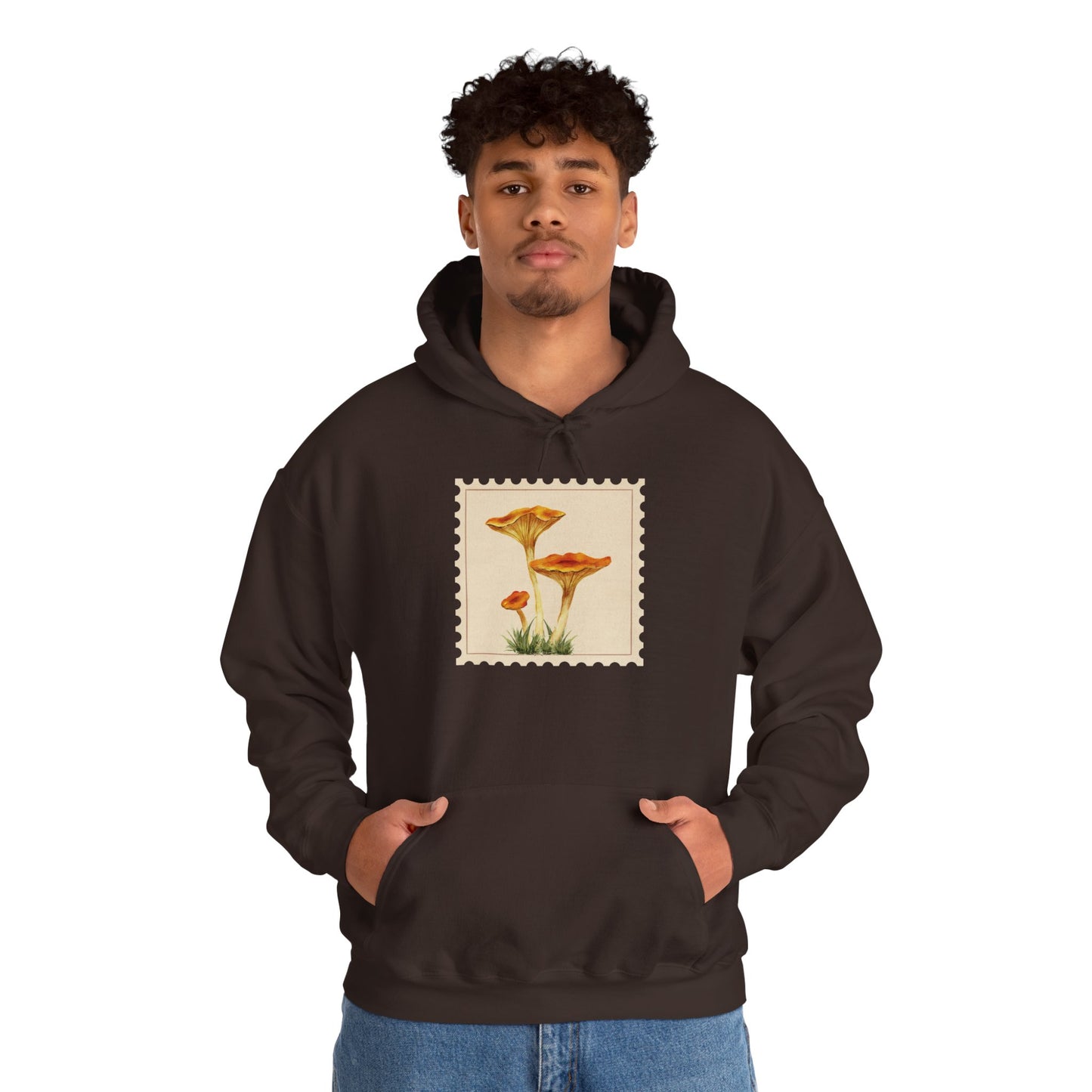Botanical Print Hoodie, Cozy Sweatshirt, Nature Lover Gift, Comfortable Casual Wear, Fall Fashion, Unisex Hoodie, Comfy Mushroom Hoodie, Nature Vibes, Perfect for Fall