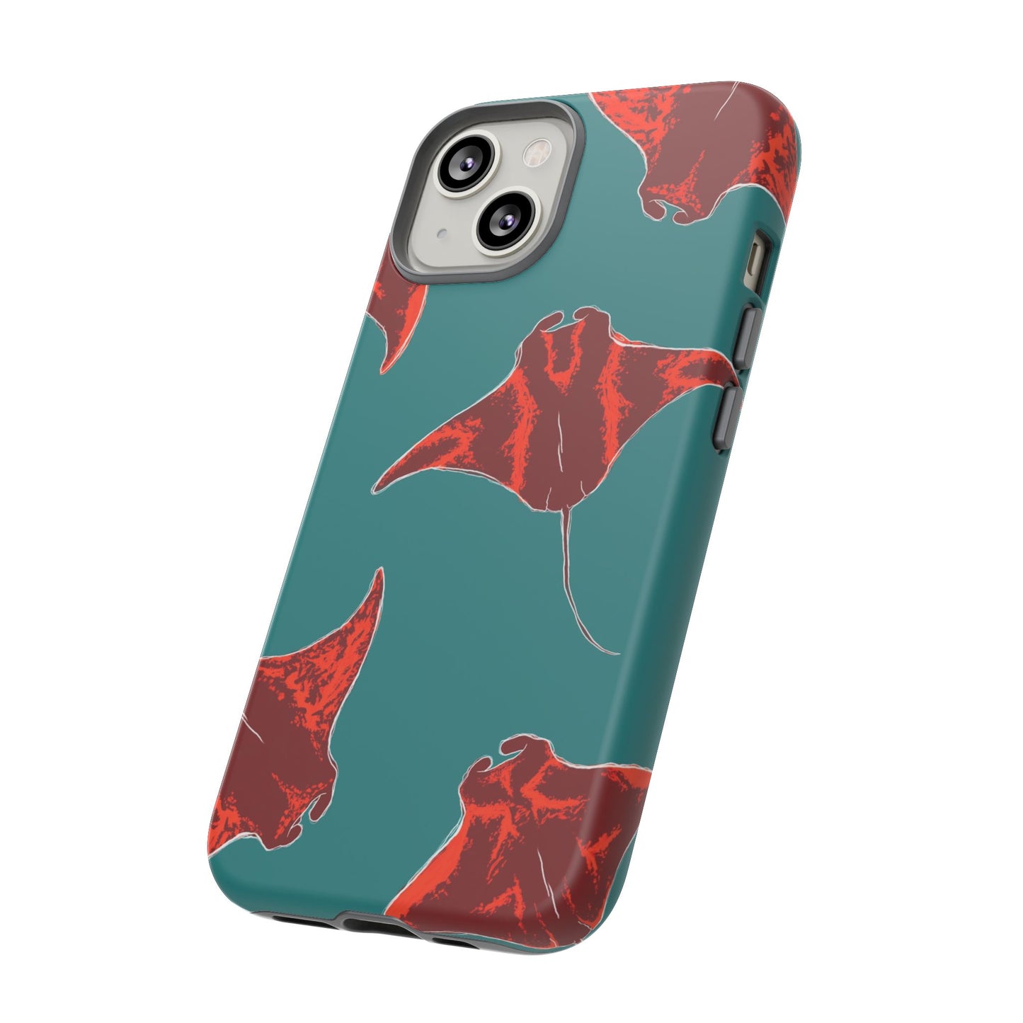 Manta Ray Phone Case, Tropical Phone Cover, Ocean Vibe Accessories, Summer Gift Idea, Marine Animal Merchandise