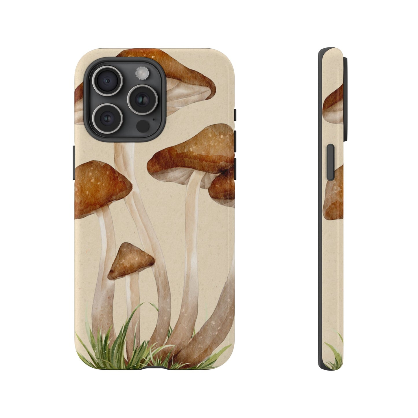 Mushroom Phone Case - Nature Lover, Eco-Friendly Gift, Cute Cell Phone Cover, Aesthetic Tech Accessory, Unique Fall Decor, Artsy Phone Cases, Cute, Gift for Her, Nature-inspired Designs, Durable Cases