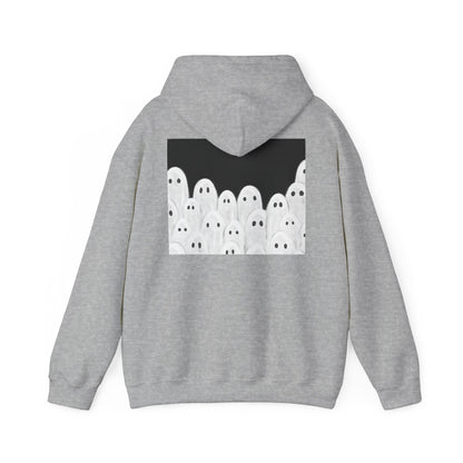 Painted Ghosts Pullover | Halloween Ghost Hoodie, Unisex Boo Sweatshirt, Spooky Gift for Fall, Cozy Halloween Apparel, Ghost Lover Hoodie, Perfect for Spooky Season