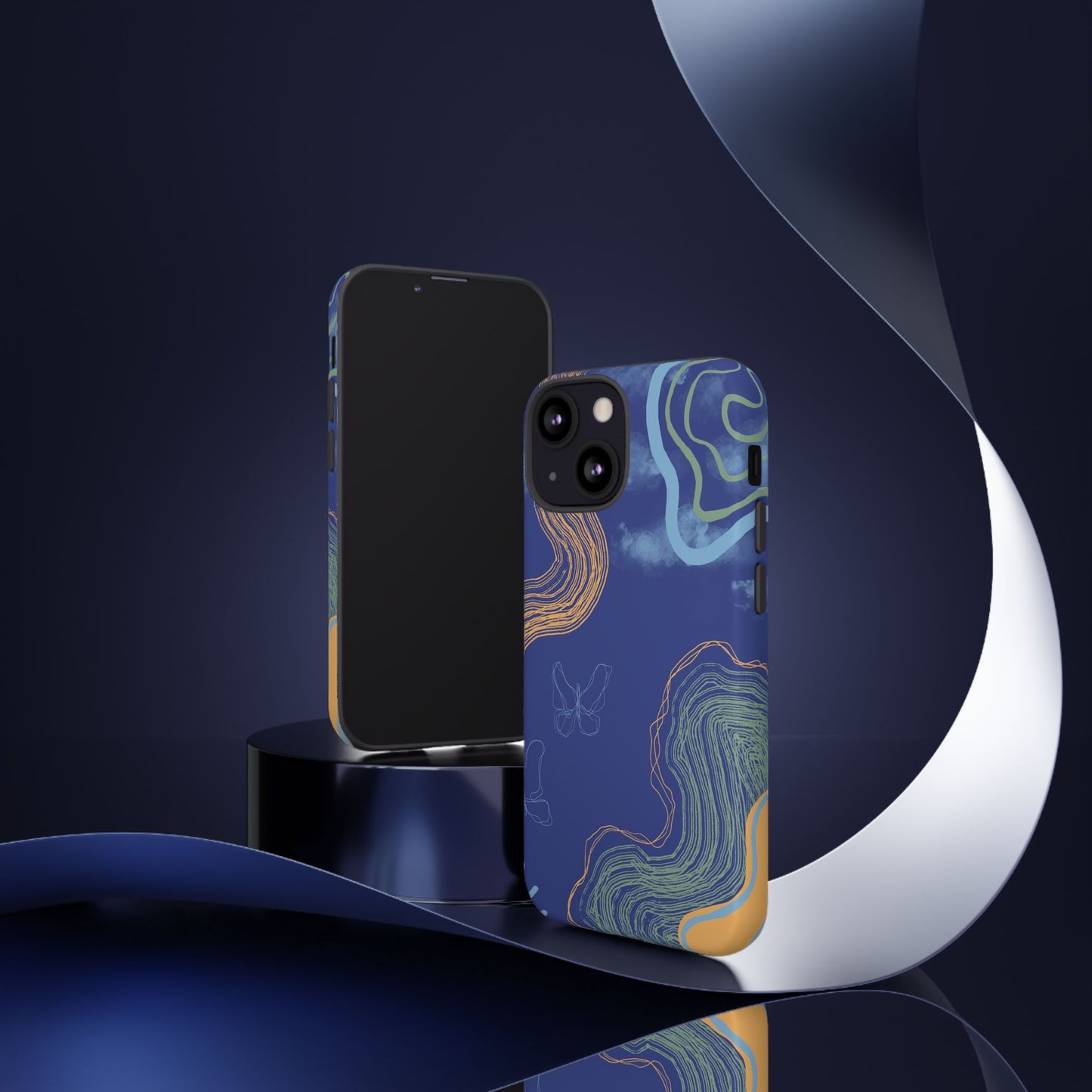 Artistic Phone Case, Abstract Phone Cover, Gift for Her, Modern Design, Boho Phone Case, Unique Phone Accessories