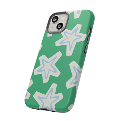 Retro Star Pattern Phone Case | Tough Cases, Colorful Cover for Phones, Phone Accessories, Gift for Her, Trendy Cases
