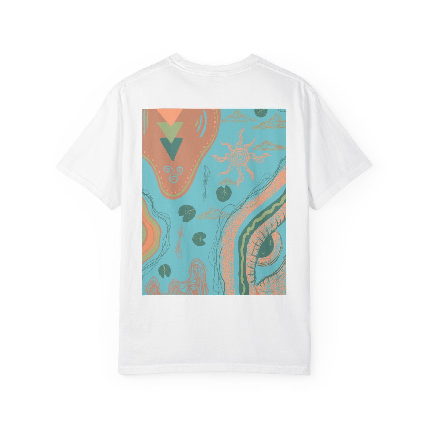 Vibrant Unisex Graphic T-shirt, Bohemian Tee, Casual Wear, Gift for Friends, Festival Apparel, Summer Style, Unique Design