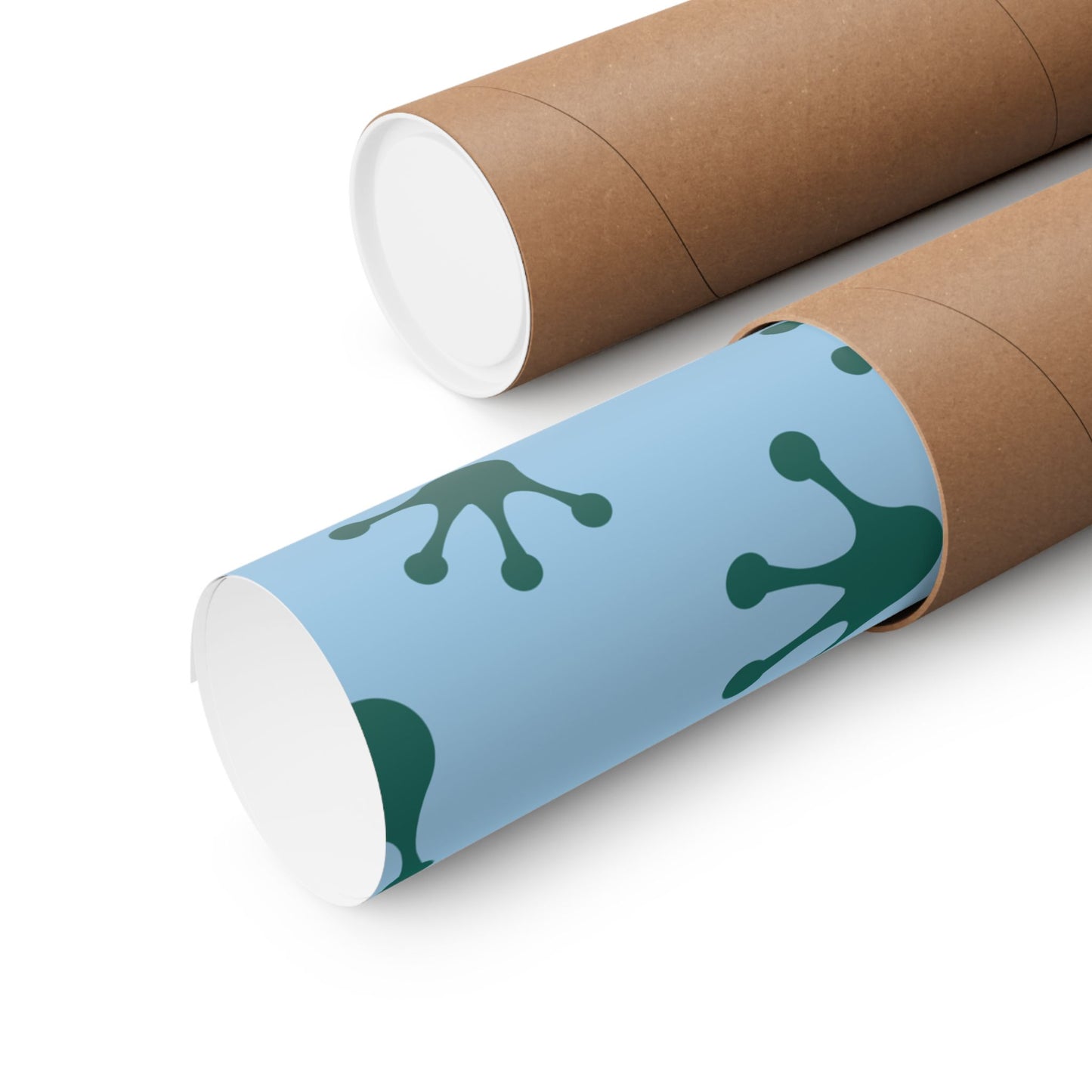Frog Pattern Matte Vertical Posters, Wall Art, Kids Room Decor, Nursery Decor, Eco-Friendly Art, Unique Gift Idea