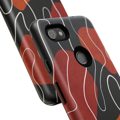 Stylish Phone Case with Abstract Design, Tough Cases for Modern Life, Trendy Phone Accessory, Unique Gift Idea, Holiday Present