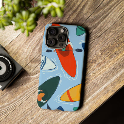 Kayak Phone Case - Tough Cases for Outdoor Enthusiasts, Birthday Gifts, Adventure Gear, Kayaking Accessories, Nature Lover Decor, Artsy Phone Cases