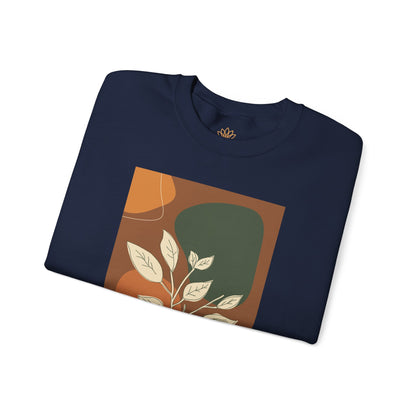 Botanical Print Crewneck Sweatshirt | Cozy Unisex Sweatshirt, Fall Fashion, Casual Wear, Gift for Her, Botanical Art