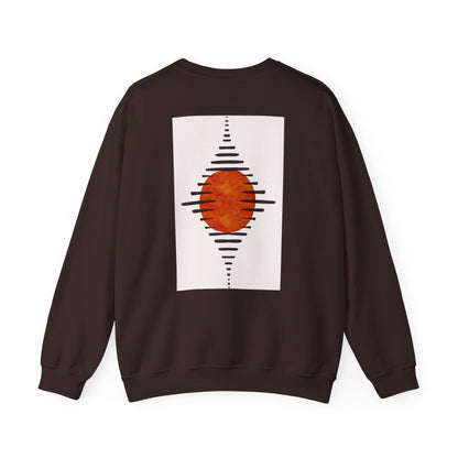 Lotus & Sun Graphic Sweatshirt, Relaxed Fit Crewneck, Perfect Gift for Spring, Cozy Fashion, Unisex Apparel, Gift for Him, Gift for Her, Fall Vibes, Autumn Crewneck
