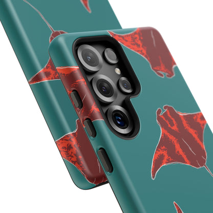 Manta Ray Phone Case, Tropical Phone Cover, Ocean Vibe Accessories, Summer Gift Idea, Marine Animal Merchandise