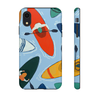 Kayak Phone Case - Tough Cases for Outdoor Enthusiasts, Birthday Gifts, Adventure Gear, Kayaking Accessories, Nature Lover Decor, Artsy Phone Cases