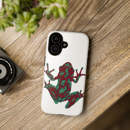 Frog Phone Case, Tough Cases, Eco-Friendly Phone Accessories, Unique Gifts for Nature Lovers, Cute Frog Design