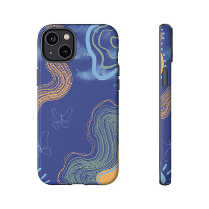 Artistic Phone Case, Abstract Phone Cover, Gift for Her, Modern Design, Boho Phone Case, Unique Phone Accessories