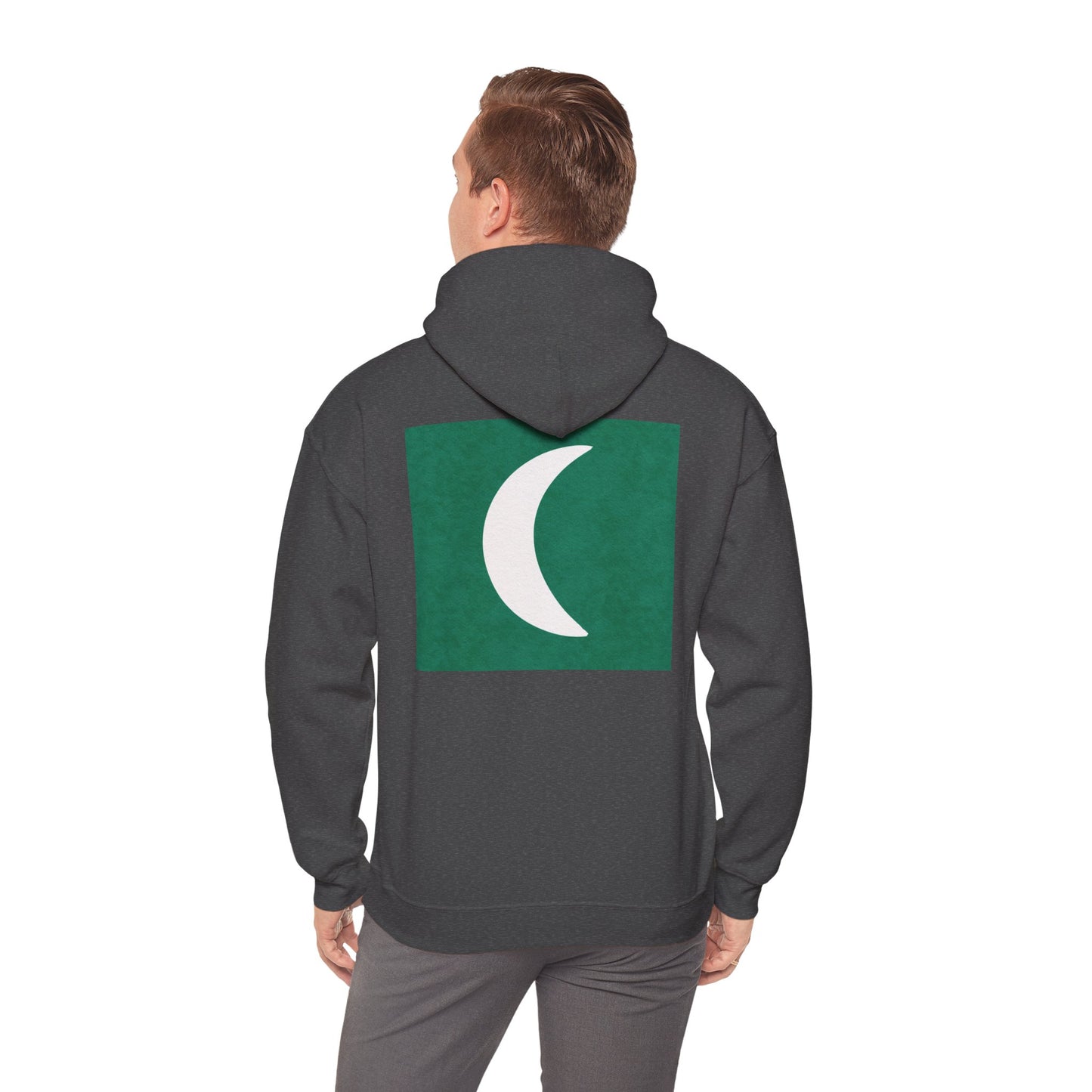 Zen Frog Hooded Sweatshirt - Cozy Unisex Hoodie, Casual Wear, Spring Fashion, Unique Gifts, Streetwear Style, Simple Moon Design, Gift for Him, Gift for Her