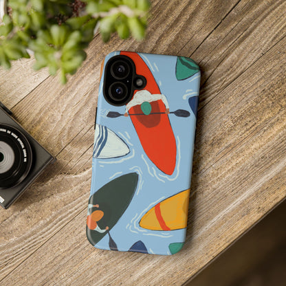 Kayak Phone Case - Tough Cases for Outdoor Enthusiasts, Birthday Gifts, Adventure Gear, Kayaking Accessories, Nature Lover Decor, Artsy Phone Cases