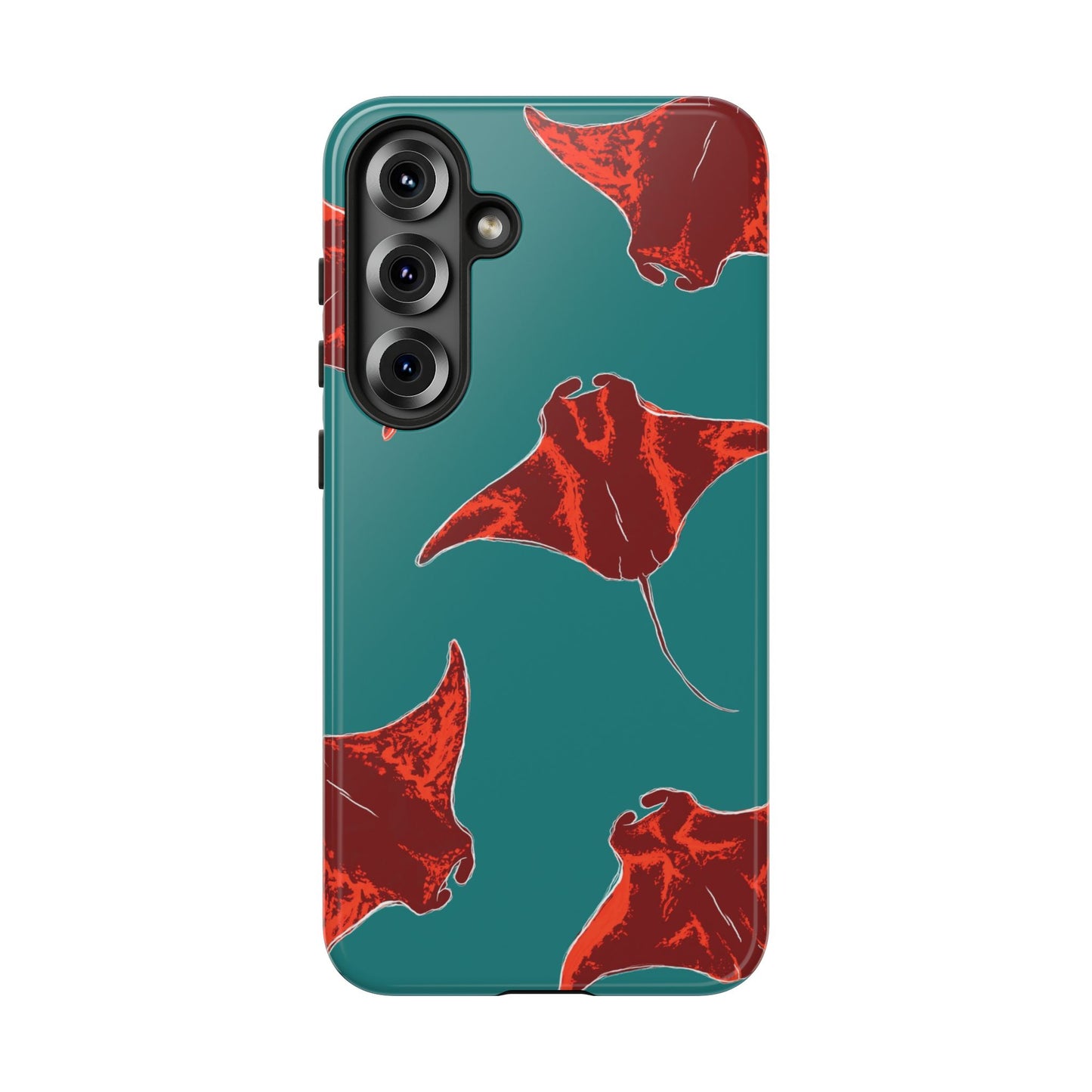 Manta Ray Phone Case, Tropical Phone Cover, Ocean Vibe Accessories, Summer Gift Idea, Marine Animal Merchandise