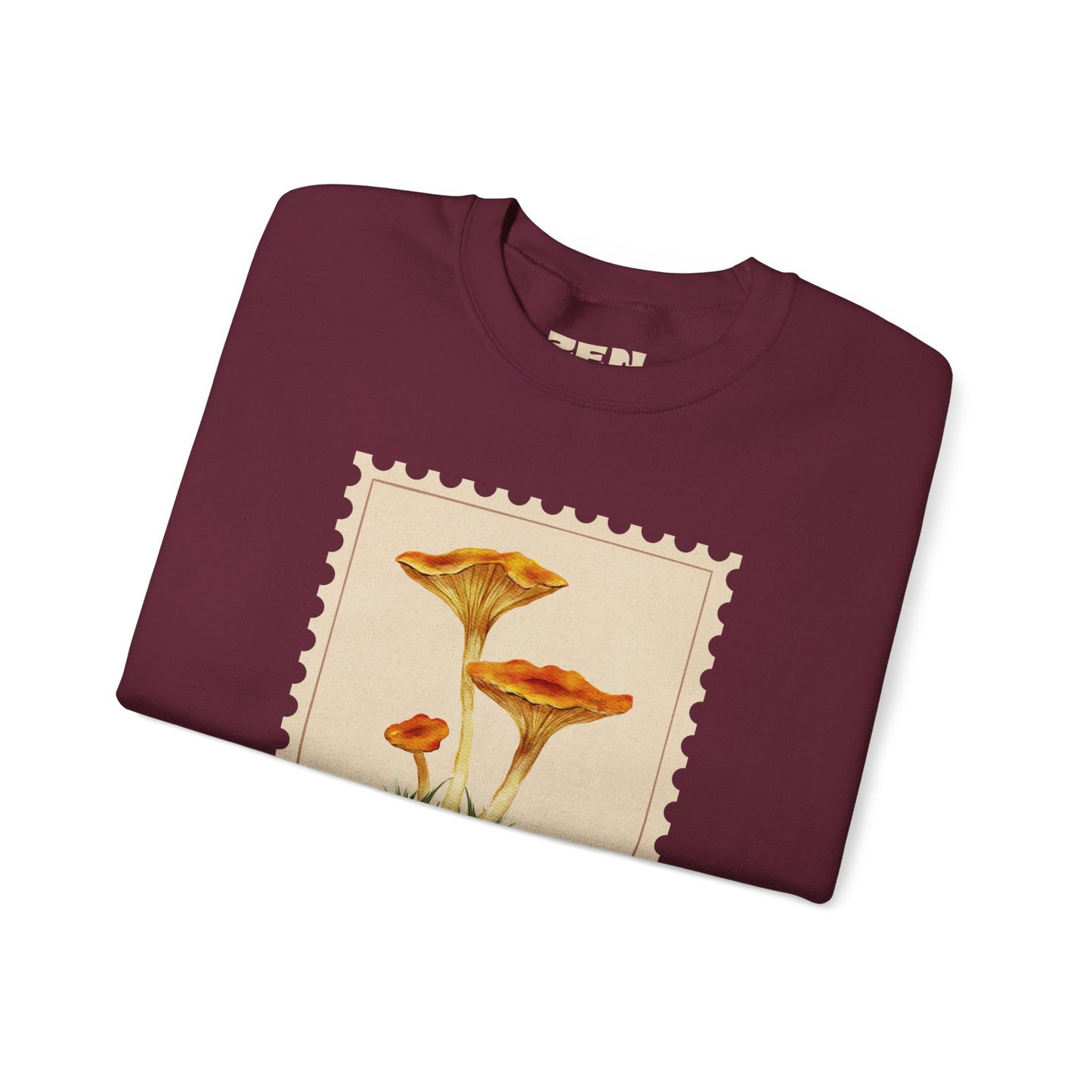Vintage Floral Crewneck Sweatshirt, Cozy Fall Wear, Unisex Gift, Mushroom Art Apparel, Nature Lover Outfit, Comfy Mushroom Crewneck, Vintage Style