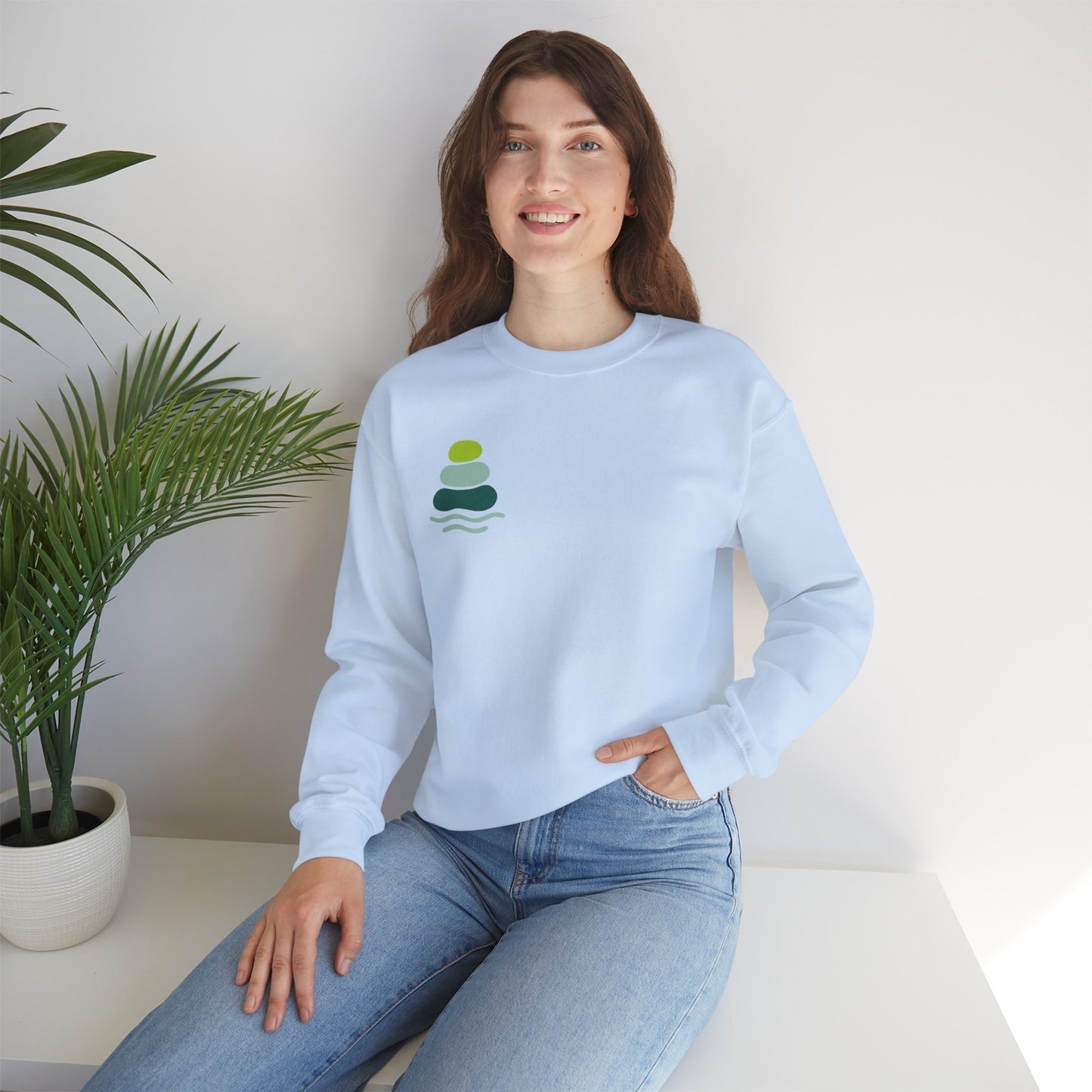 Serene Nature-Inspired Crewneck Sweatshirt | Unisex Eco-Friendly Apparel, Comfortable Relaxation Wear, Gift for Nature Lovers, Casual [...]