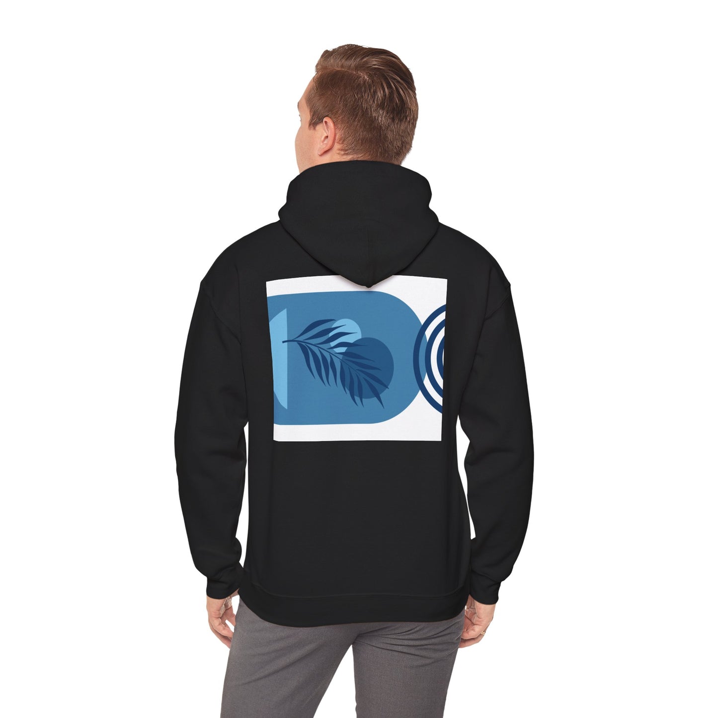 Unisex Heavy Blend™ Hooded Sweatshirt, Boho Modern, Minimalist, Geometric Crewneck, Abstract Hoodie, Gift for Her, Gift for Him