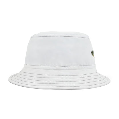 Fishing Bucket Hat, Outdoor Sun Hat, Fish Lover Gift, Summer Fashion Accessory, Water Sports Headwear