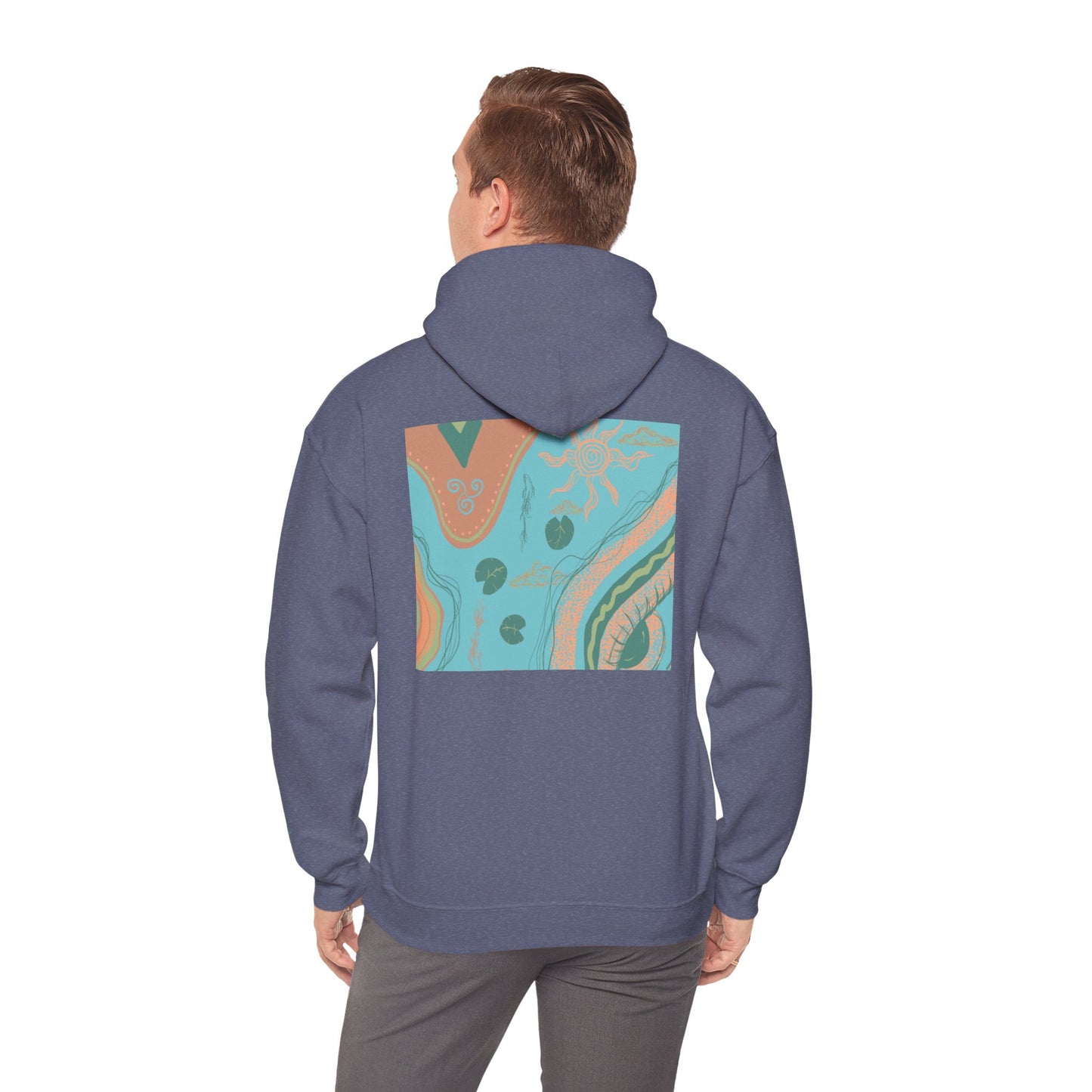 Chic Abstract Art Hoodie for Comfort & Style, Unisex Pullover, Cozy Sweatshirt, Trendy Gift for Art Lovers, Casual Outfit Must-Have