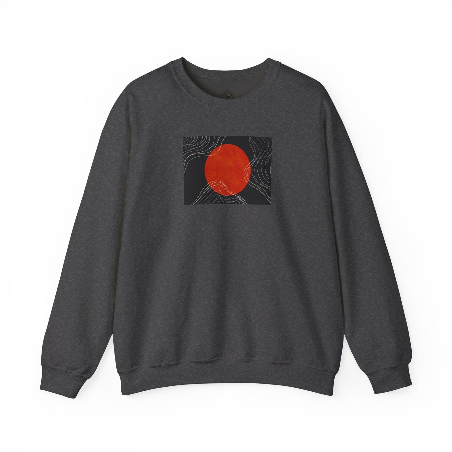 Minimalist Sunset Crewneck Sweatshirt, Cozy Unisex Sweater for Everyday Wear, Gift for Fall, Layering Essential