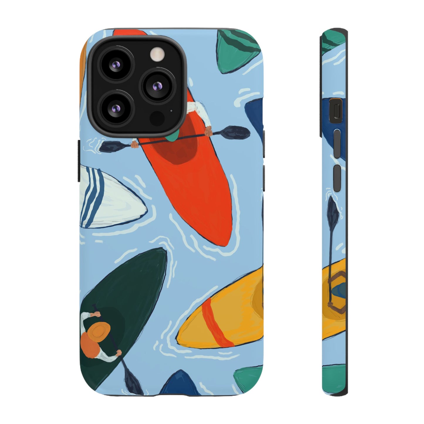 Kayak Phone Case - Tough Cases for Outdoor Enthusiasts, Birthday Gifts, Adventure Gear, Kayaking Accessories, Nature Lover Decor, Artsy Phone Cases