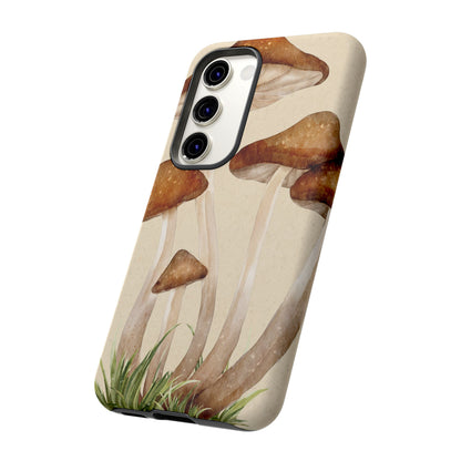 Mushroom Phone Case - Nature Lover, Eco-Friendly Gift, Cute Cell Phone Cover, Aesthetic Tech Accessory, Unique Fall Decor, Artsy Phone Cases, Cute, Gift for Her, Nature-inspired Designs, Durable Cases