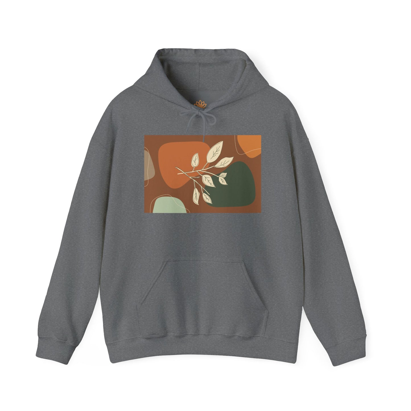 Botanical Design Unisex Hoodie, Cozy Sweatshirt for Nature Lovers, Gift for Friends, Autumn Fashion, Comfortable Casual Wear