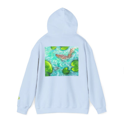 Nature-Inspired Unisex Hooded Sweatshirt, Comfortable Pullover, Casual Clothing, Eco-Friendly Gift, Chill Vibe Hoodie, Relaxing Outfit