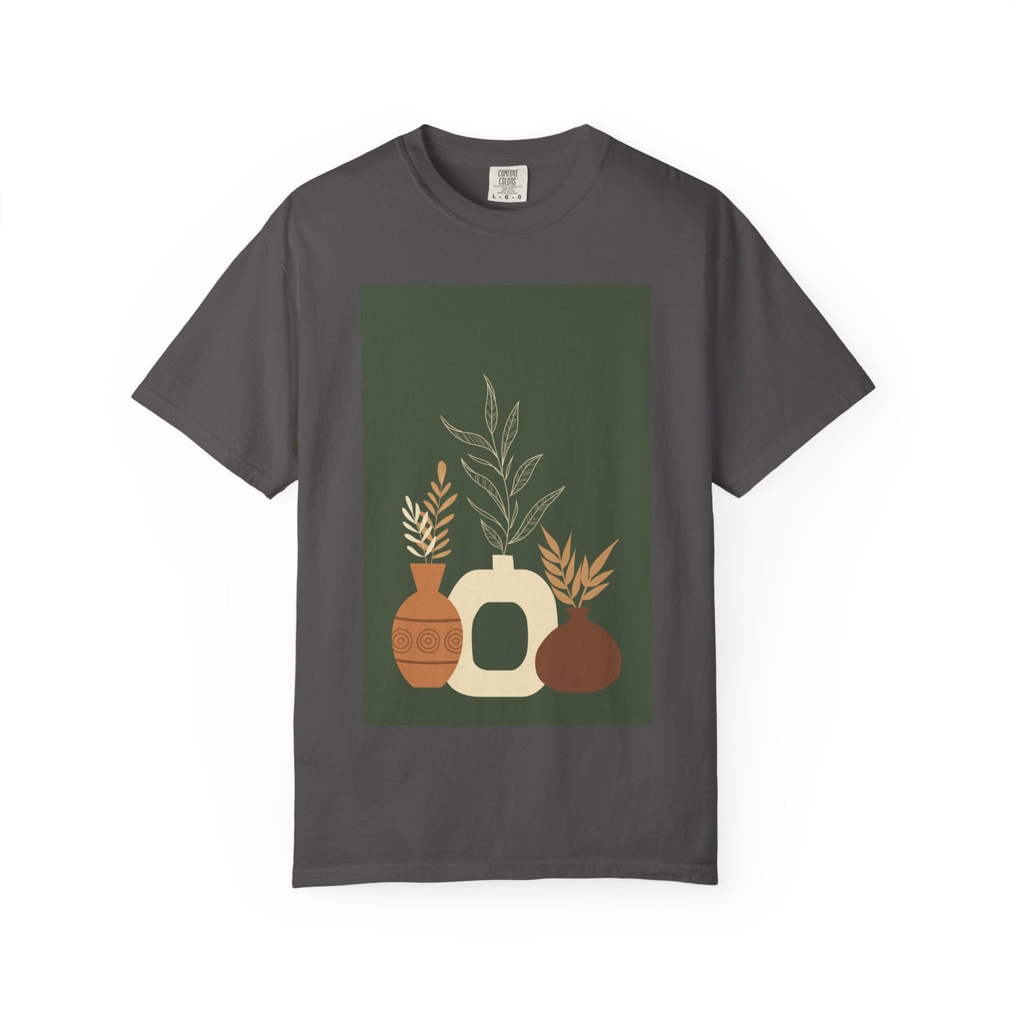 Earthy Bohemian T-Shirt with Botanical Design, Casual Tee for Nature Lovers, Gift for Plant Enthusiasts, Eco-Friendly Fashion, Everyday Wear