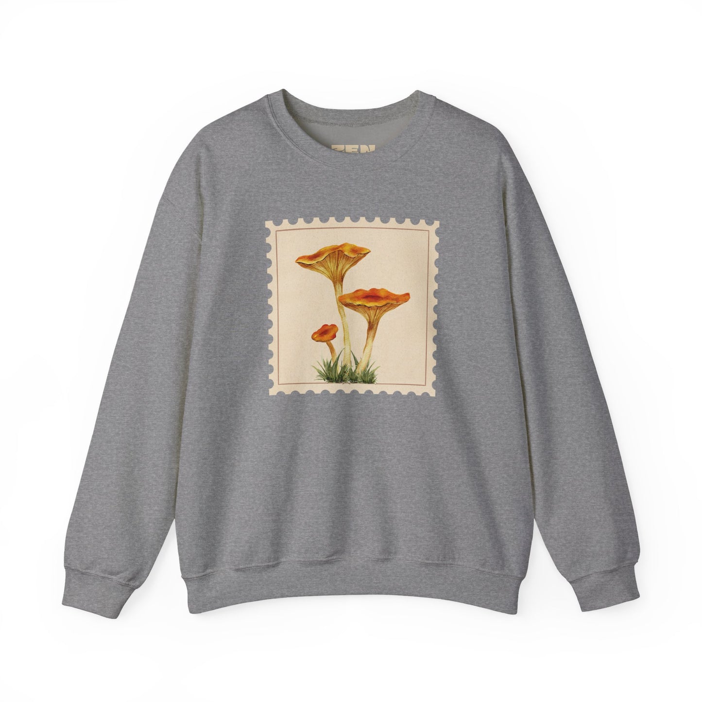 Vintage Floral Crewneck Sweatshirt, Cozy Fall Wear, Unisex Gift, Mushroom Art Apparel, Nature Lover Outfit, Comfy Mushroom Crewneck, Vintage Style