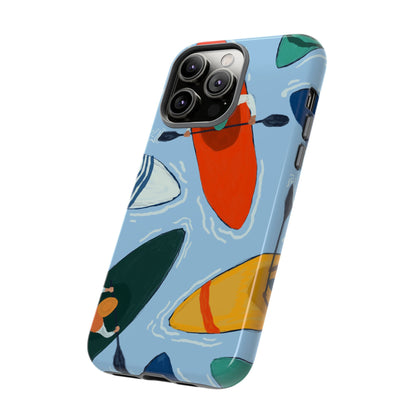 Kayak Phone Case - Tough Cases for Outdoor Enthusiasts, Birthday Gifts, Adventure Gear, Kayaking Accessories, Nature Lover Decor, Artsy Phone Cases