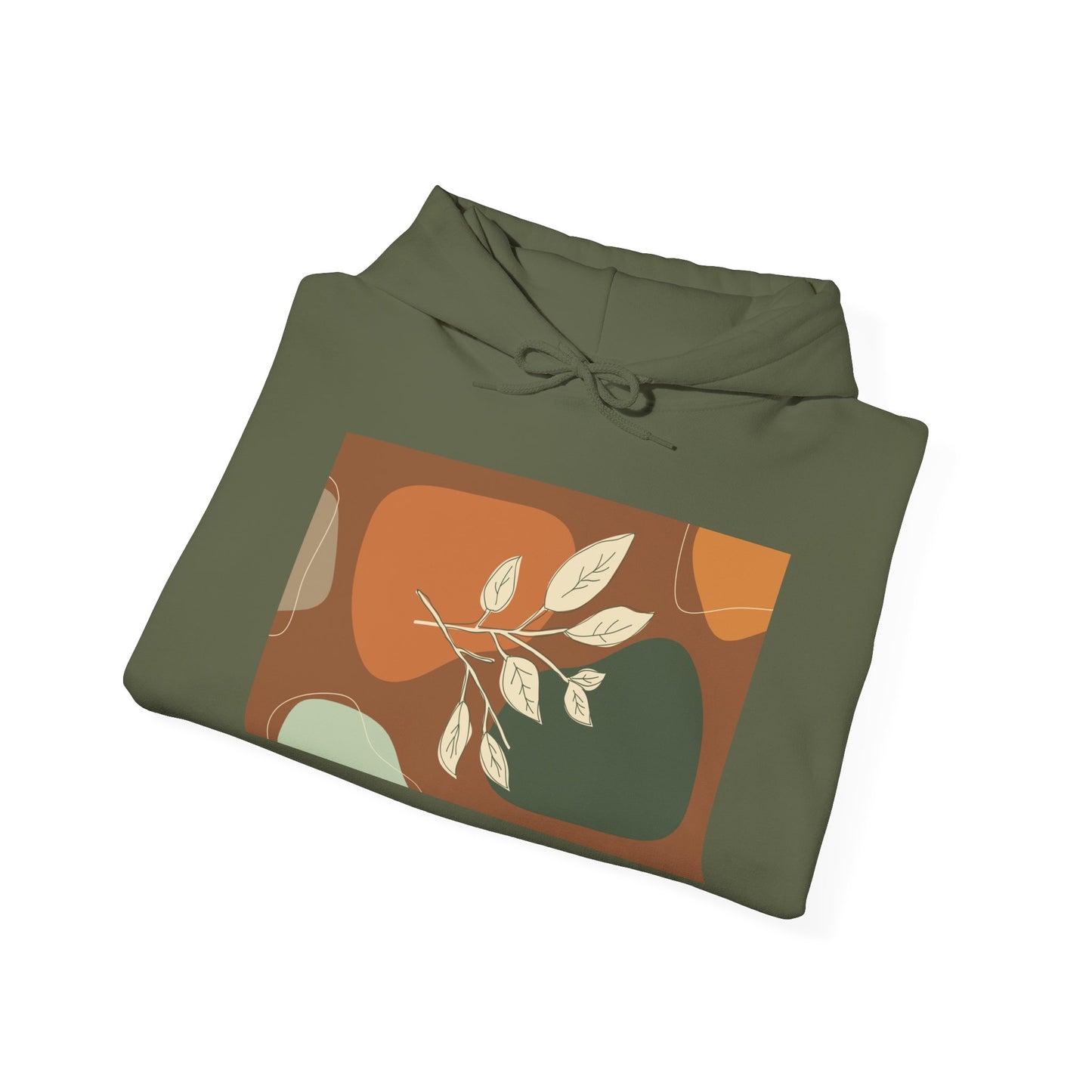Botanical Design Unisex Hoodie, Cozy Sweatshirt for Nature Lovers, Gift for Friends, Autumn Fashion, Comfortable Casual Wear