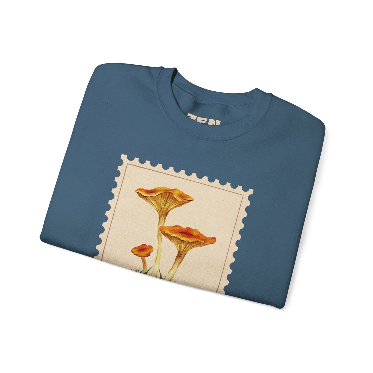 Vintage Floral Crewneck Sweatshirt, Cozy Fall Wear, Unisex Gift, Mushroom Art Apparel, Nature Lover Outfit, Comfy Mushroom Crewneck, Vintage Style